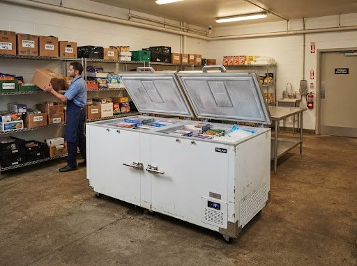 Heavy Commercial Deep Freezer Refrigeration Unit
